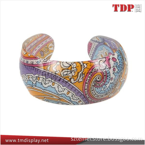 Manufacturer Acrylic Cuff Bracelets, Fashion Acrylic Bracelet with Cartoon Pattern, Fabulous Bracelet for Gift